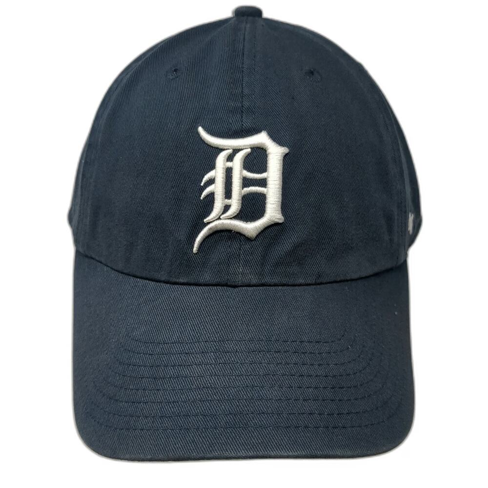 Detroit Tigers MLB 47 Brand Baseball Cap Blue OSFM Embroidered Logo Slideback